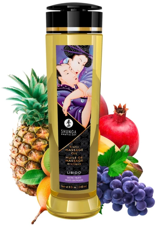 Shunga Olejek do Masażu Erotycznego Owoce Egzotyczne 240ml