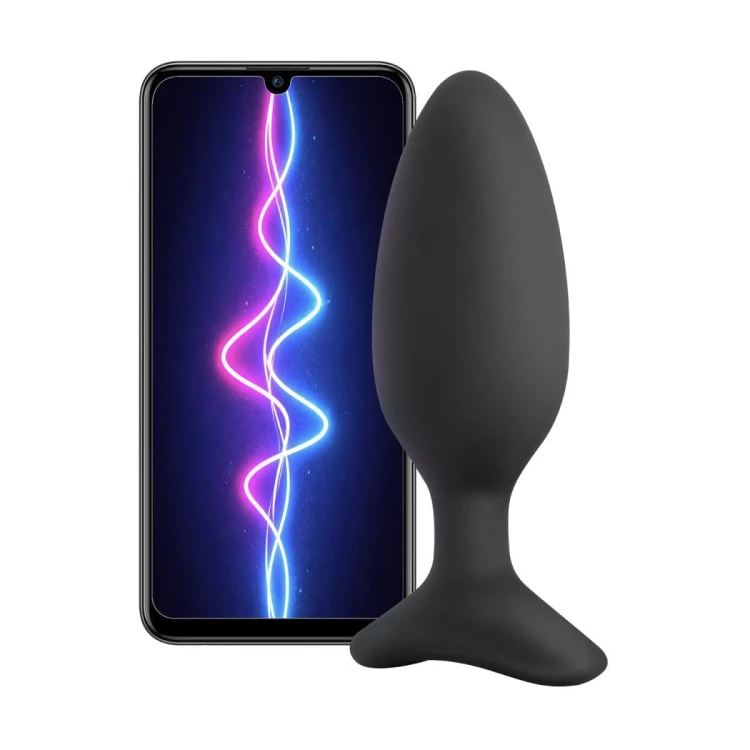 Lovense Hush 2 - Korek Analny Wibrujący 44mm (M) z aplikacją
