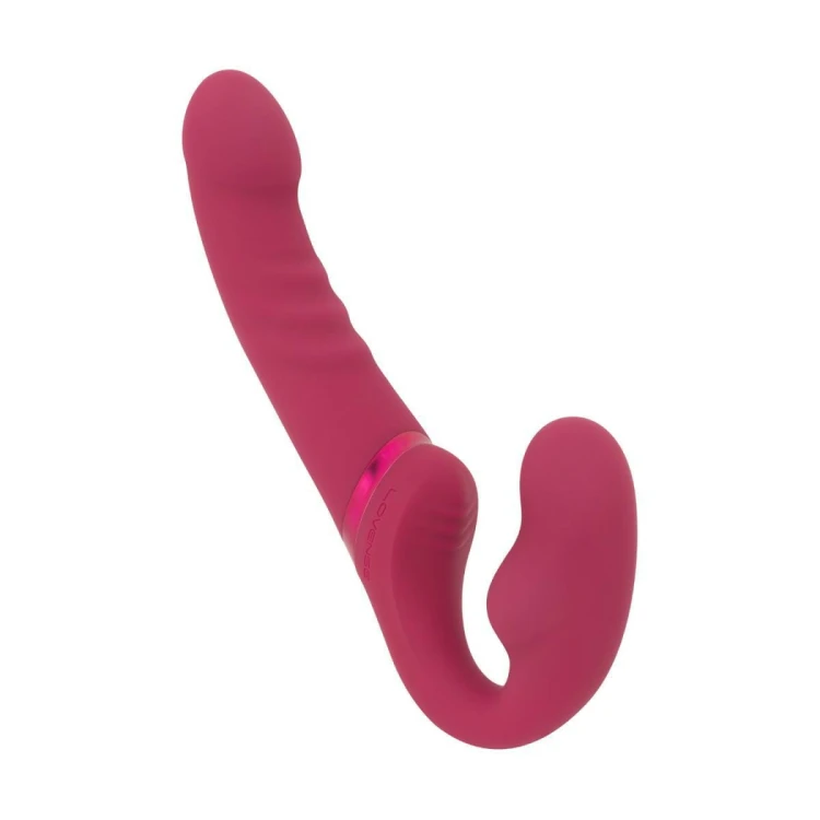 Lovense Lapis Wibrator Strap-On Bez Uprzęży - Podwójne Dildo z Aplikacją dla Par