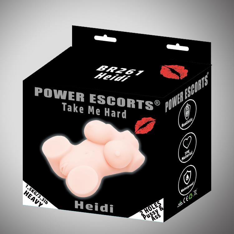 Sztuczna pochwa i odbyt masturbator męski Haidi 2w1