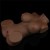 LoveToy Street Girl 5 Black Sztuczna pochwa i odbyt z piersiami masturbator męski