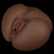 LoveToy Street Girl 3 Black Sztuczna pochwa i odbyt masturbator męski