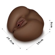 LoveToy Street Girl 3 Black Sztuczna pochwa i odbyt masturbator męski
