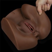 LoveToy Street Girl 2 Black Sztuczna pochwa i odbyt masturbator męski