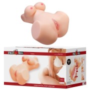 Crazy Bull Aveline Sztuczna pochwa i odbyt z piersiami masturbator męski 9 kg
