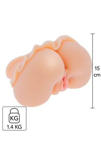 College Slut Sztuczna pochwa i odbyt masturbator męski ze spódniczką