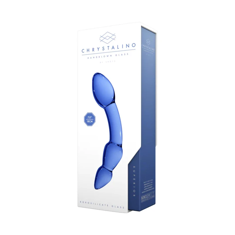 Szklane dildo Superior do stymulacji waginalnej i analnej