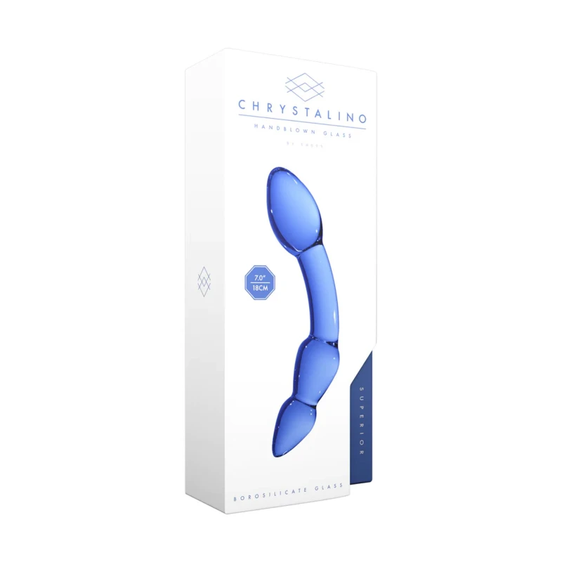 Szklane dildo Superior do stymulacji waginalnej i analnej