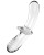 Satisfyer Double Crystal Szklane dildo dwustronne — Podwójna Pokusa