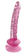 Icicles No. 86 Szklane dildo z przyssawką — Lodowy Kochanek