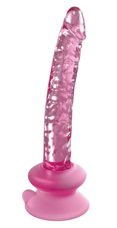 Icicles No. 86 Szklane dildo z przyssawką — Lodowy Kochanek