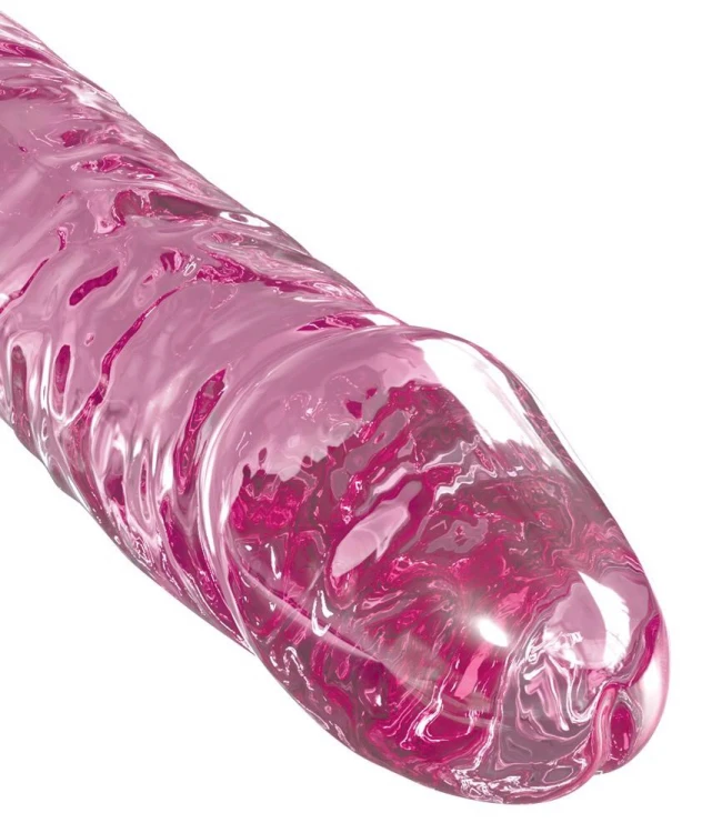 Icicles No. 86 Szklane dildo z przyssawką — Lodowy Kochanek