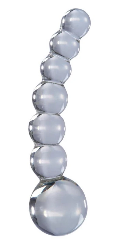 Icicles No. 66 Clear Szklane dildo — Kryształowa Fala