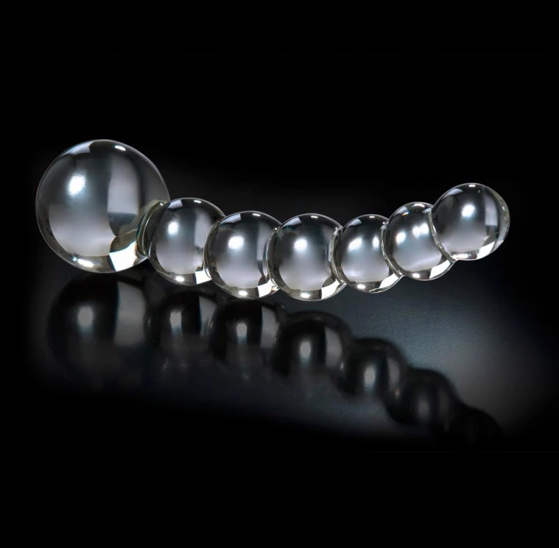 Icicles No. 66 Clear Szklane dildo — Kryształowa Fala