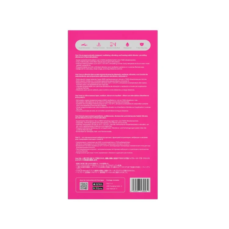 Lovense Osci 3 Rabbit Vibrator