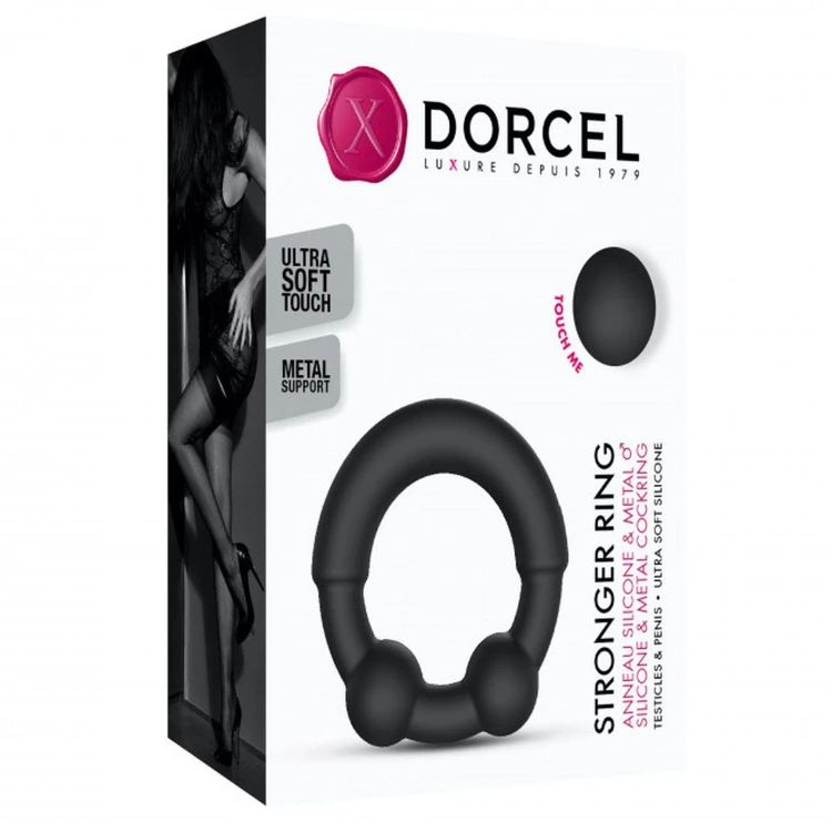 Dorcel Stronger Ring – Pierścień Erekcyjny z Metalowymi Wypustkami