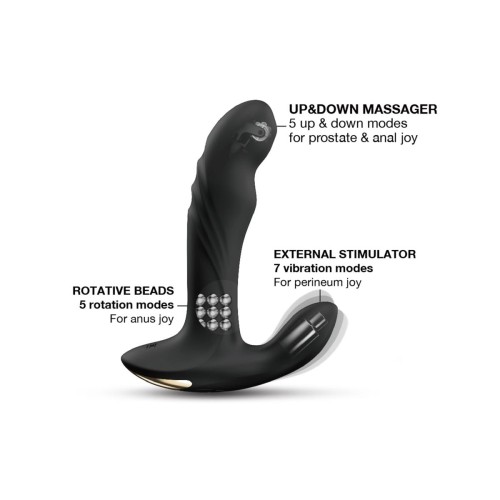 Dorcel Multi P-Joy – Wibrator analny z Trzema Silnikami na pilot