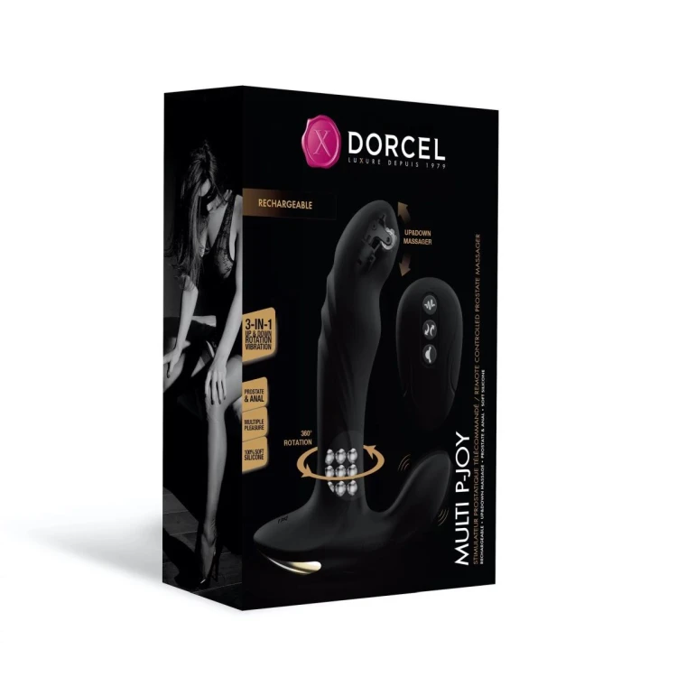 Dorcel Multi P-Joy – Wibrator analny z Trzema Silnikami na pilot