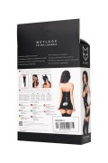 Wetlook dress Trisha - black XL