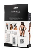 Glossy Amilia, bodysuit, wetlook, black, XL