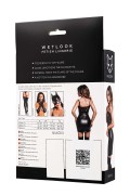 Glossy Nelly, dress, wetlook, black, M