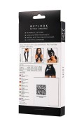 Glossy Billie, skirt, wetlook, black, XL