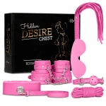 Zestaw BDSM Fetish B nr 7 7 elementów różowy