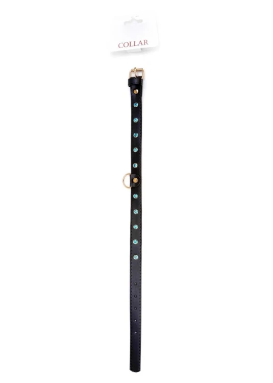 Fetish B - Series Collar - 2 cm turquoise crystal