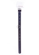 Fetish B - Series Collar with studs 3 cm Red Line