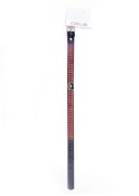 Fetish B - Series Collar with crystals 2 cm Red Line