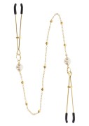 Tweezers Pearl & Deluxe Chain Gold