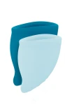 Zestaw kubeczków menstruacyjnych Fun Factory Fun Cup Explore Kit turkusowy