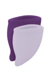 Zestaw kubeczków menstruacyjnych Fun Factory Fun Cup Explore Kit fioletowy