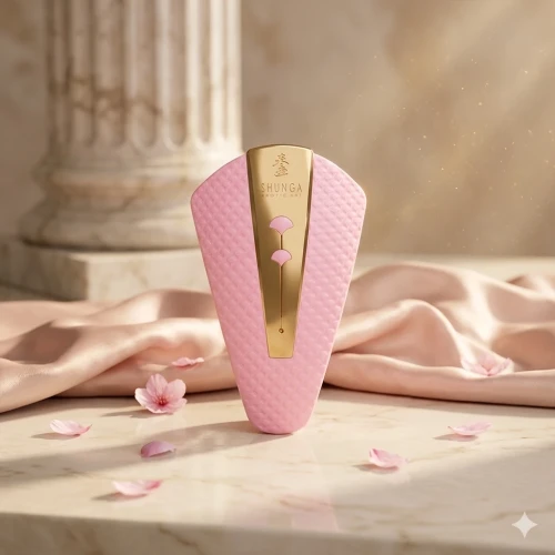 Shunga Obi Różowy luksusowy wielofunkcyjny masażer łechtaczki