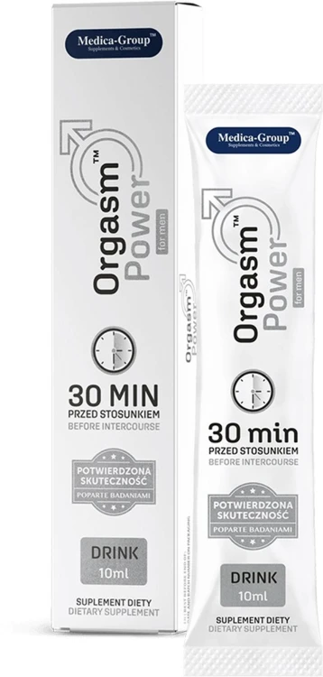 Medica-Group Orgasm Power for Men Drink – suplement diety dla mężczyzn na erekcję 10 ml