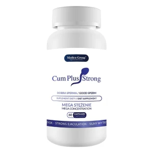 Cum Plus Strong 60 kapsułek – suplement diety dla mężczyzn na potencję, wytrysk i smak nasienia