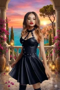 Glossy-Marisa--seksowna-sukienka-erotyczna-wetlook-czarna-z-ozdobnymi-nitami-rozmiar-S.webp