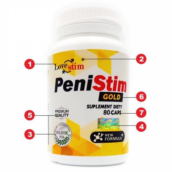 LoveStim Penistim Gold – suplement diety dla mężczyzn na erekcję 80 kapsułek