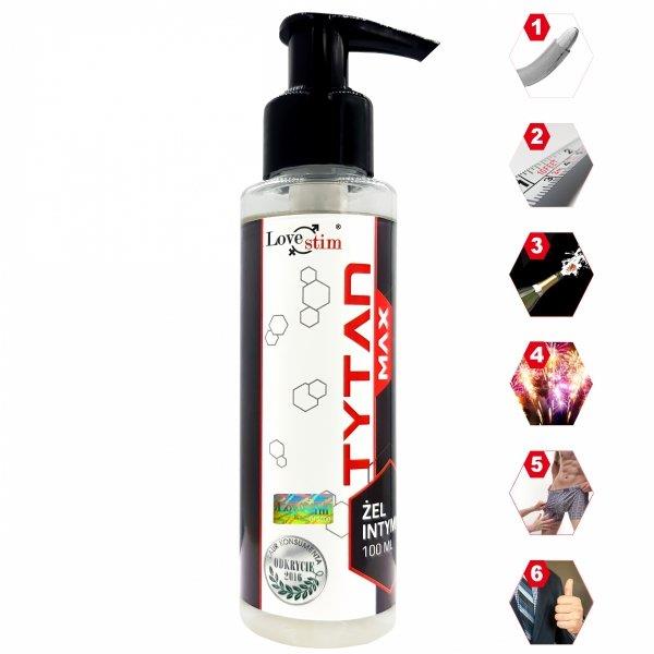 LoveStim Tytan Max – żel na erekcję dla mężczyzn 100 ml