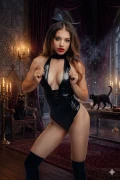 Glossy Kitti – uwodzicielskie body wetlook z kocimi uszami rozm. L