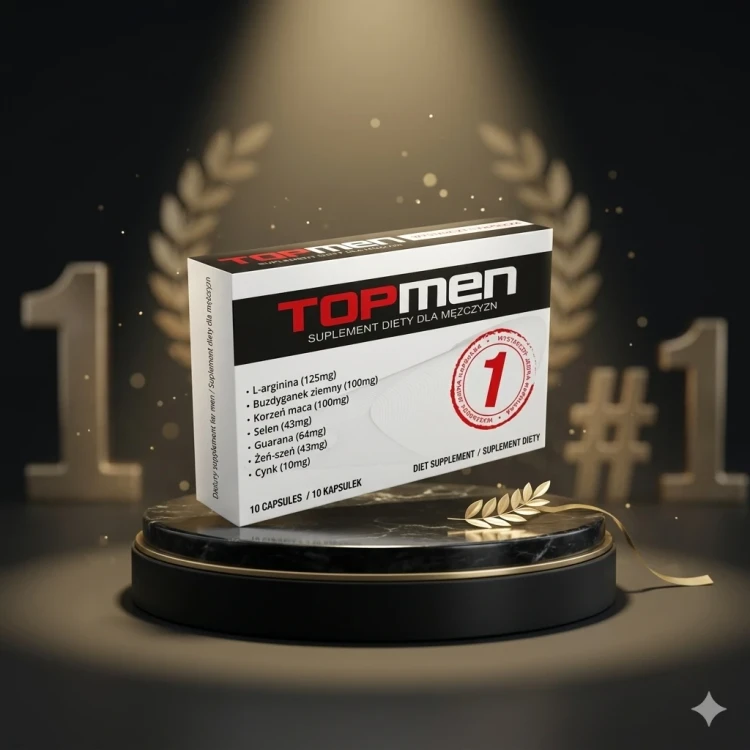 TopMen – suplement diety dla mężczyzn na erekcję 10 kapsułek
