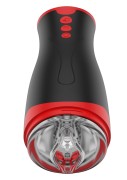 Masturbator Vibrating&Squeeze Black