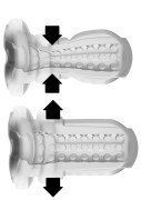 Masturbator Vibrating&Squeeze Black