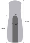 Masturbator Vibrating&Squeeze Black