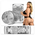 Fleshlight Quickshot Mia Malkova przezroczysty masturbator męski 2w1