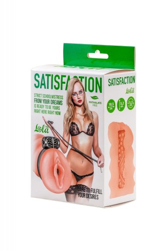 Lola Toys Satisfaction School Mistress realistyczny masturbator męski z pierścieniem wibracyjnym