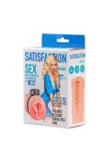 Lola Toys Satisfaction realistyczny masturbator męski z pierścieniem wibracyjnym
