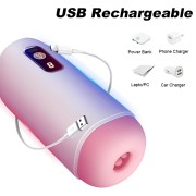 Masturbator- USB Rechargeable, 8 vibration functions