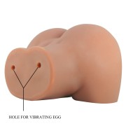 Masturbator Mila z podwójnym wejściem – realistyczna pochwa i anus z wibracjami
