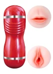 Masturbator Cleo Double Delight – usta i pochwa z cyberskóry